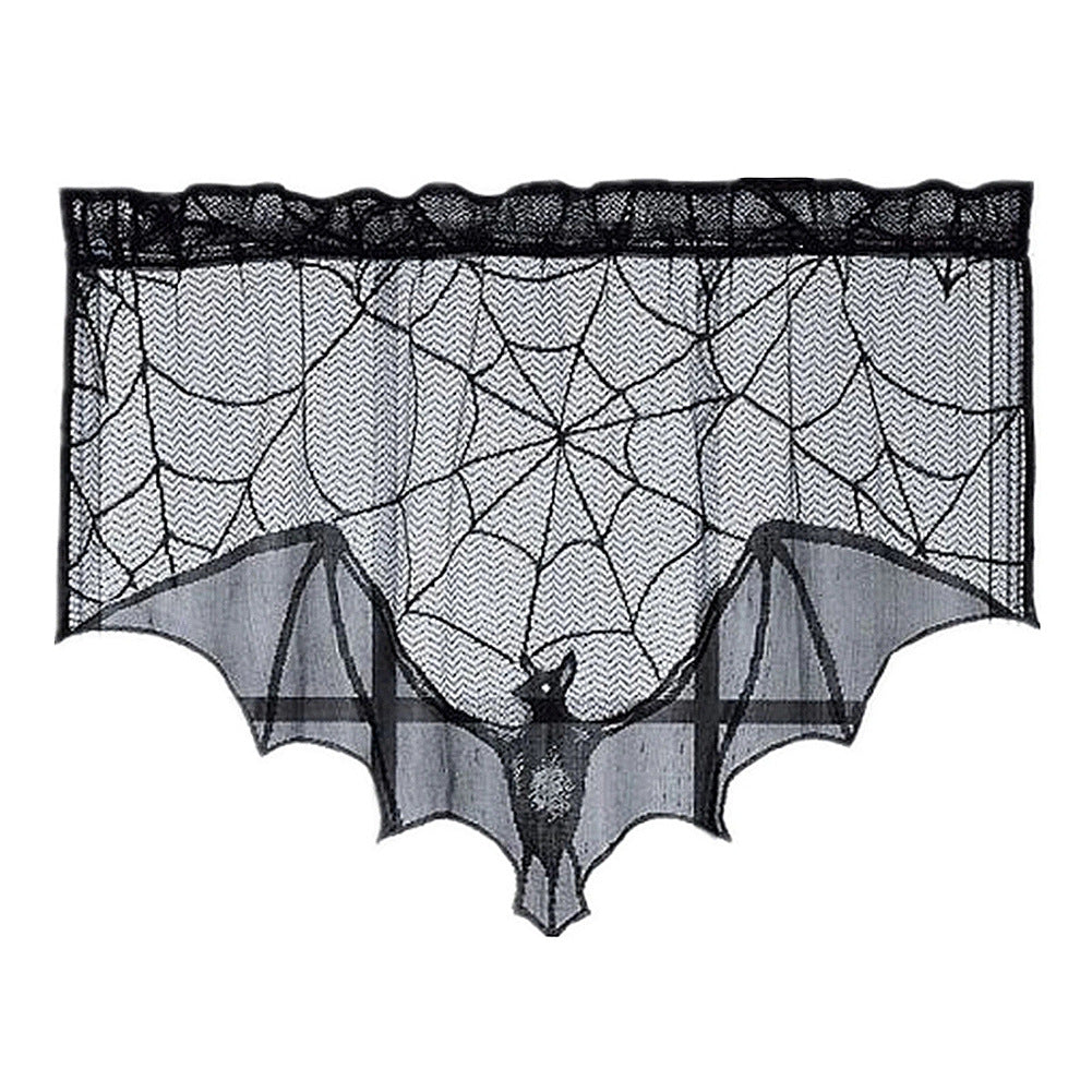 Halloween Bat Lace Spider Web Decoration Indoor Outdoor Holiday
