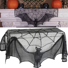 Halloween Bat Lace Spider Web Decoration Indoor Outdoor Holiday