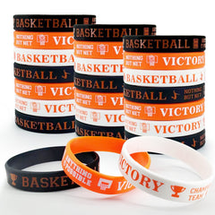 1pc Sport Silicone Bracelet Waterproof Wear Resistance Wristband