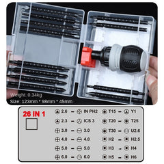 Portable Cross Shaped Slotted Screwdriver Driver