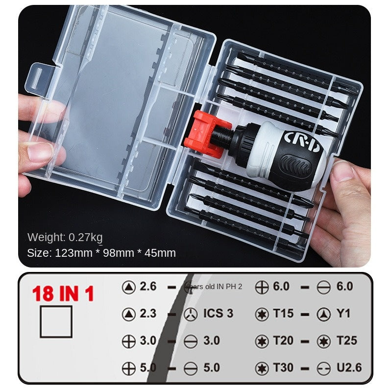 Portable Cross Shaped Slotted Screwdriver Driver