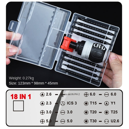 Portable Cross Shaped Slotted Screwdriver Driver