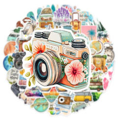 50pcs Waterproof Outdoor Travel Graffiti Stickers