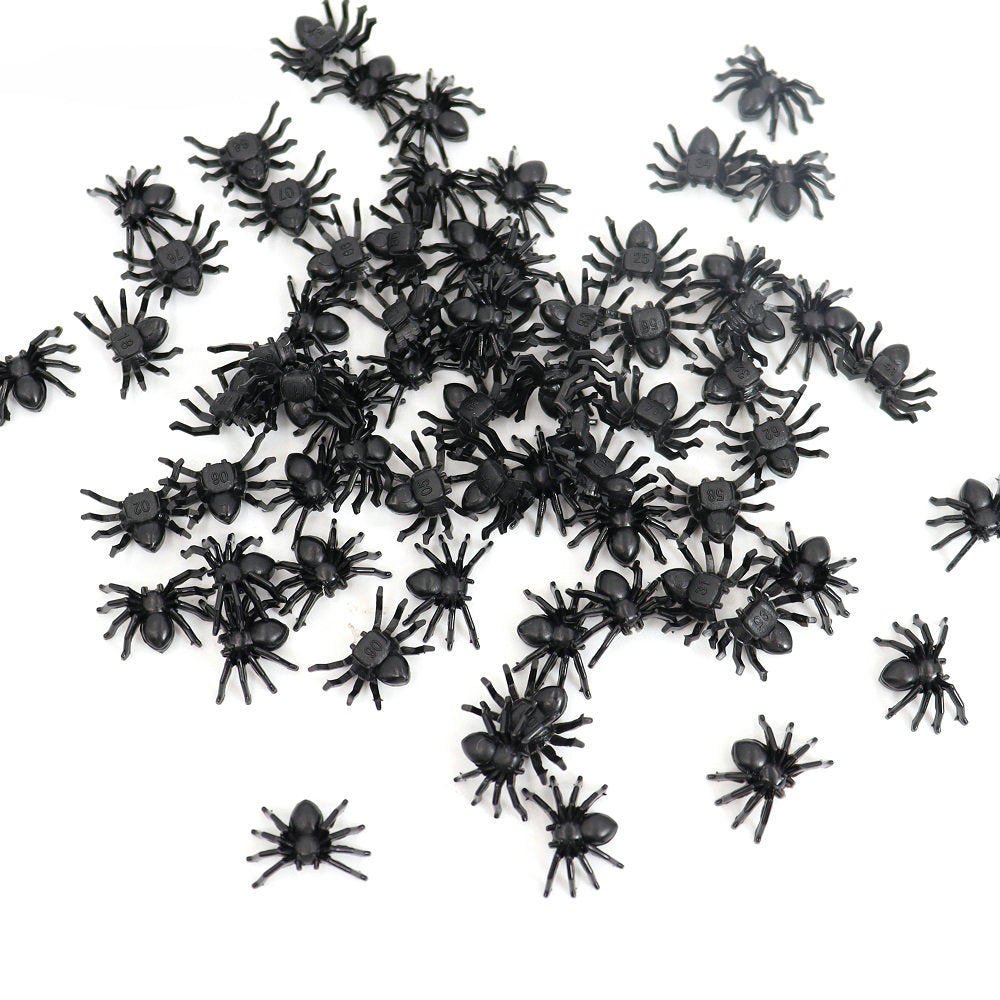 Horror Mini Spider Haunted House Spider Web Decoration Supplies