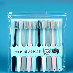 10pcs Macaron Toothbrush Soft Fur Dust Cover Oral Care