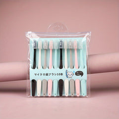 10pcs Macaron Toothbrush Soft Fur Dust Cover Oral Care
