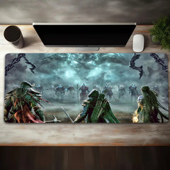 Fantasy Magic Sea Monster Mouse Pad Extended Large Computer Keyboard Pad