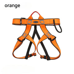 Safety Climbing Belt Downhill Harness Rappel Rescue Belay Device