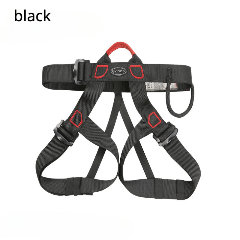 Safety Climbing Belt Downhill Harness Rappel Rescue Belay Device