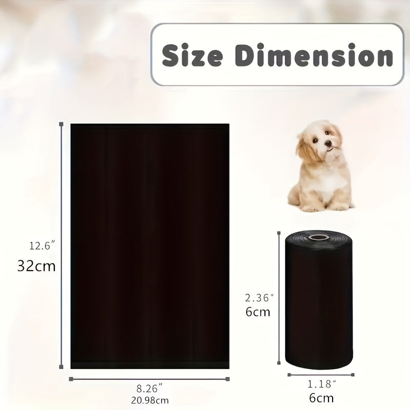 10pcs Dog Poop Bags & Waste Bag Dispenser