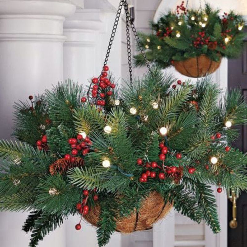 10pcs Christmas Pine Branches Artificial Plants For DIY Tree Wreath Decor