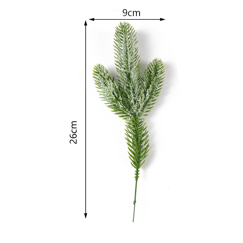 10pcs Christmas Pine Branches Artificial Plants For DIY Tree Wreath Decor