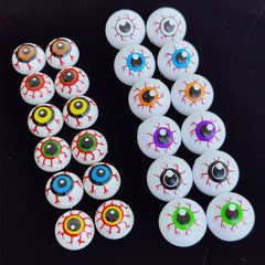 12pcs Mixed Bounce Eyeball Halloween Props Ghost Eye Beads Decorations