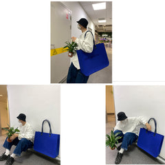 Stylish Klein Tote Bag Lightweight Reusable Grocery Shopping Bag