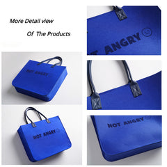 Stylish Klein Tote Bag Lightweight Reusable Grocery Shopping Bag