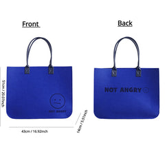 Stylish Klein Tote Bag Lightweight Reusable Grocery Shopping Bag