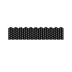 Wavy Polka Dot Bulletin Board Border for Classroom Decorations