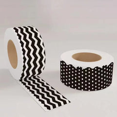 Wavy Polka Dot Bulletin Board Border for Classroom Decorations