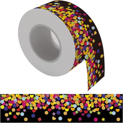 Confetti Bulletin Board Border Stickers - Decorative Border Sticker