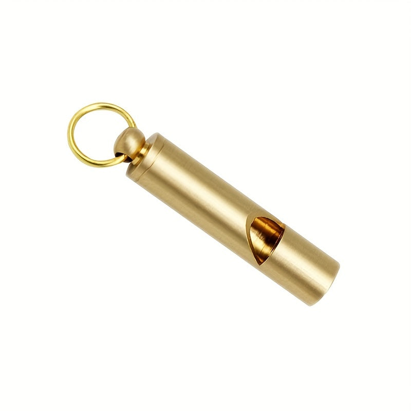 Portable Copper Survival Whistle for Outdoor Camping Hiking
