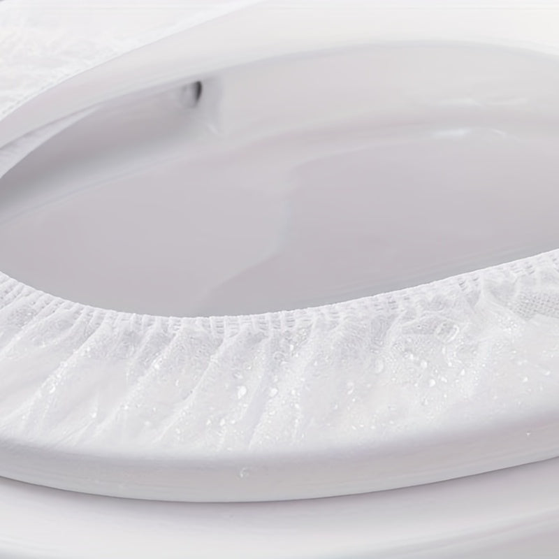 10pcs Waterproof Disposable Toilet Seat Covers Portable Travel Bathroom Cover