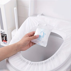 10pcs Waterproof Disposable Toilet Seat Covers Portable Travel Bathroom Cover