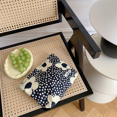 Floral Pattern Cosmetic Bag Clutch Makeup Pouch for Travel