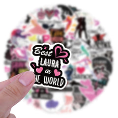 60pcs Dance Graffiti Stickers Car Luggage Scooter Waterproof Sticker