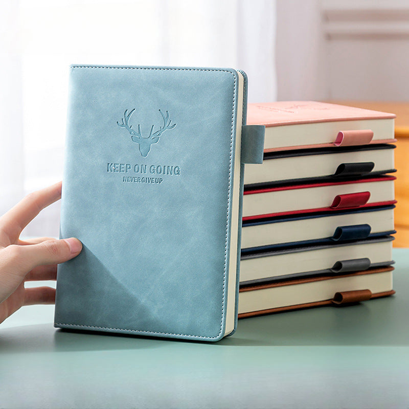 200 Pages A5 Leather Notebook