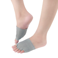 Toeless Half Palm Yoga Socks Sweat Absorbing Non Slip Ballet Sports Socks