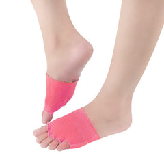 Toeless Half Palm Yoga Socks Sweat Absorbing Non Slip Ballet Sports Socks