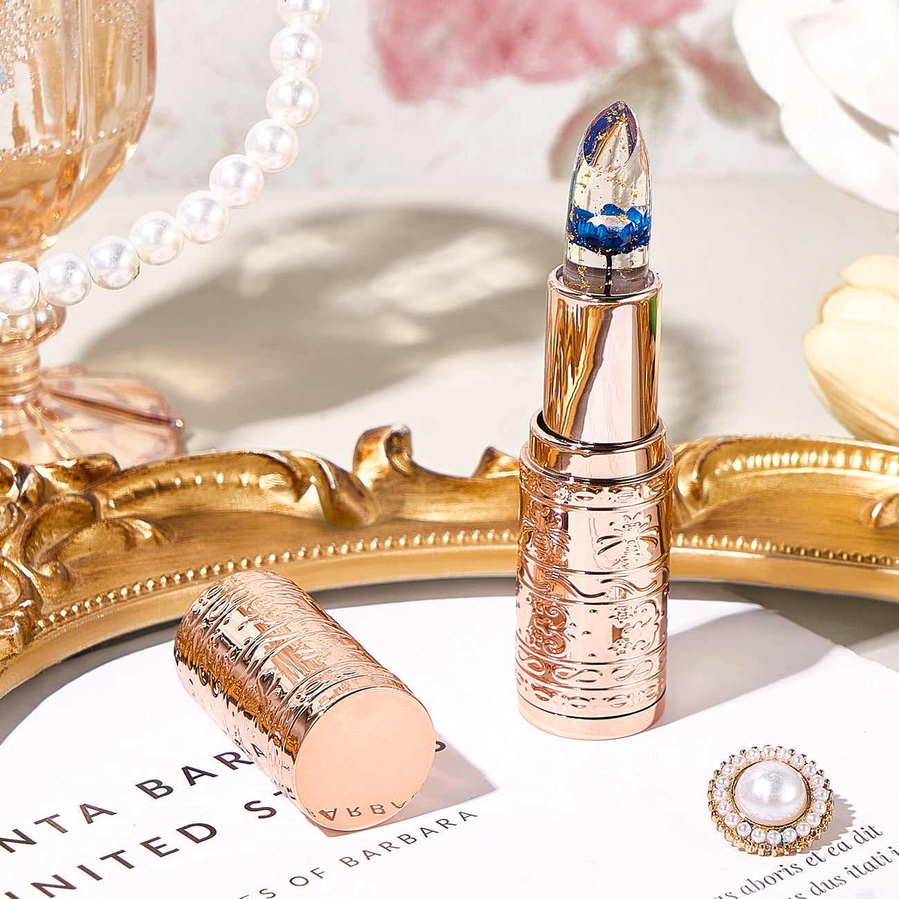 Magic Jelly Flower Lipstick Temperature Changing Lip Gloss