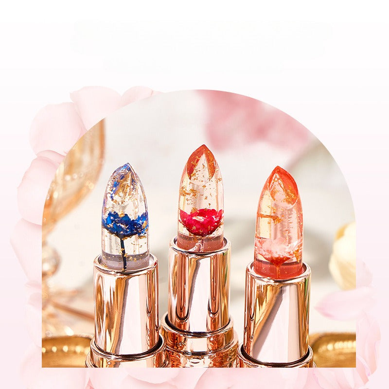 Magic Jelly Flower Lipstick Temperature Changing Lip Gloss