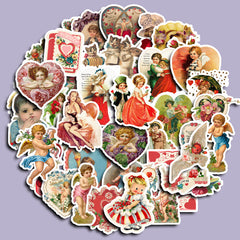 40pcs Vintage Waterproof Vinyl Stickers for Water Bottle Laptops Phones