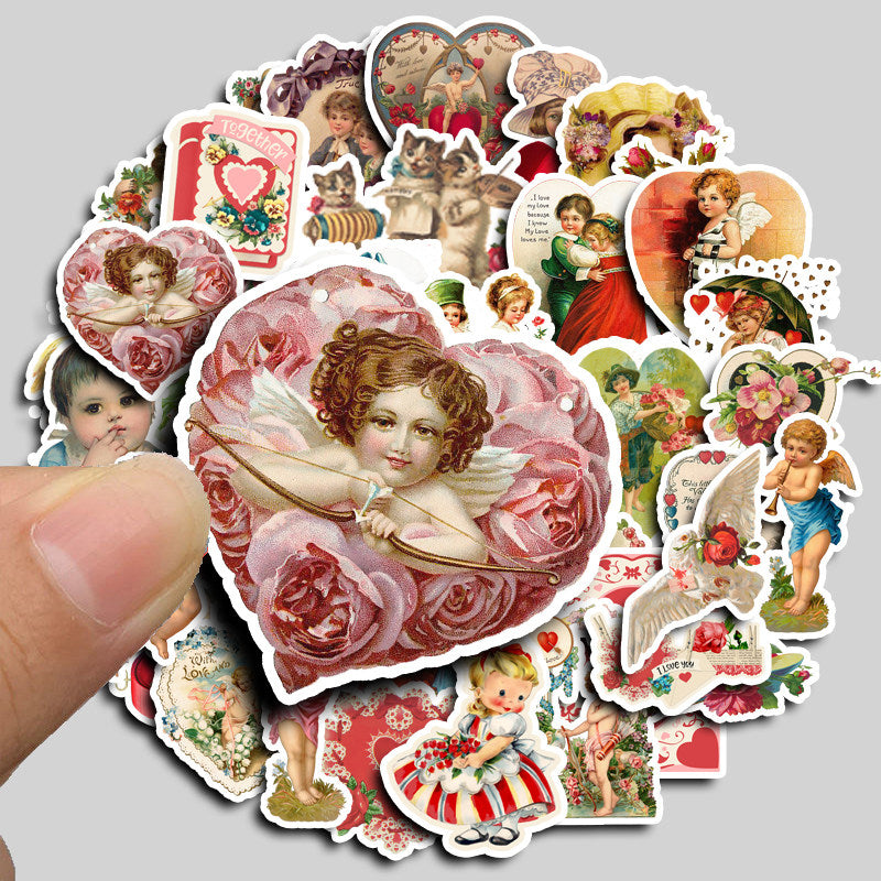 40pcs Vintage Waterproof Vinyl Stickers for Water Bottle Laptops Phones