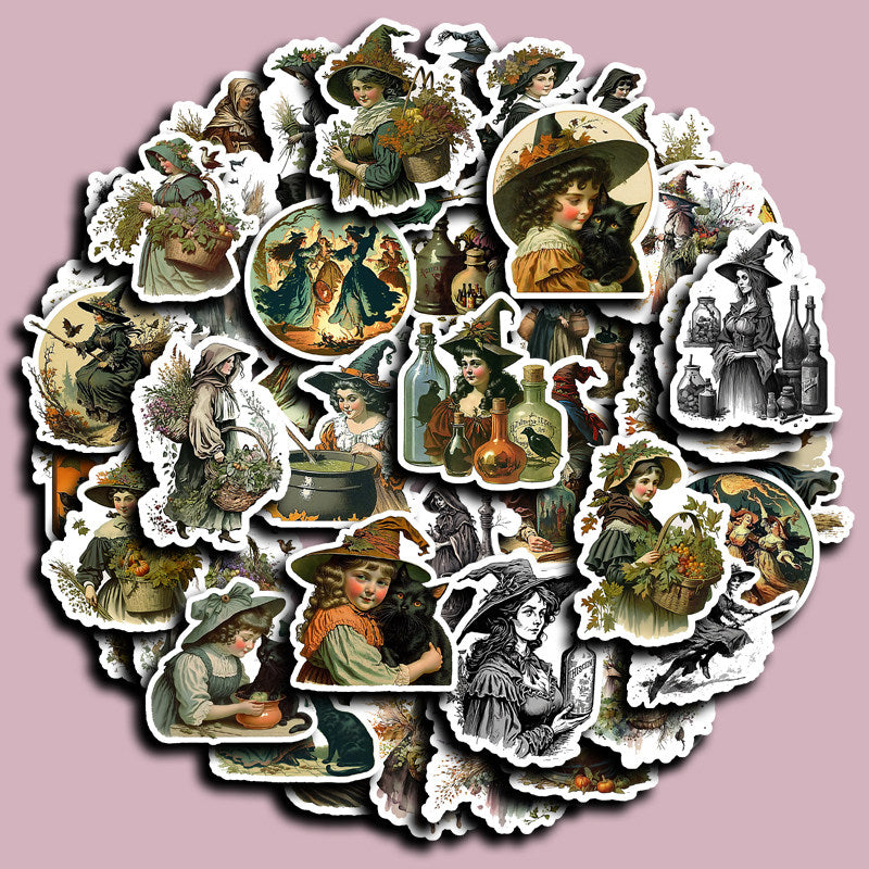 50pcs Between Old Events Stickers for Water Bottle Laptops Phones