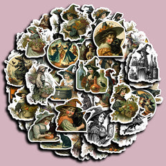 50pcs Between Old Events Stickers for Water Bottle Laptops Phones