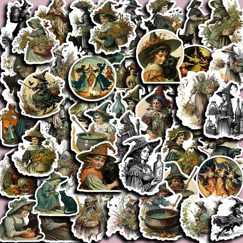 50pcs Between Old Events Stickers for Water Bottle Laptops Phones