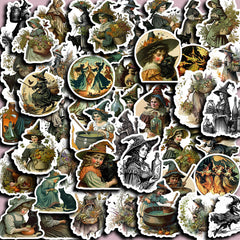 50pcs Between Old Events Stickers for Water Bottle Laptops Phones