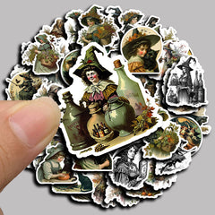 50pcs Between Old Events Stickers for Water Bottle Laptops Phones