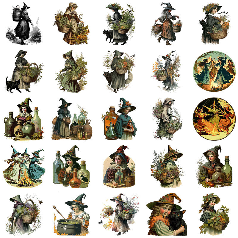 50pcs Between Old Events Stickers for Water Bottle Laptops Phones