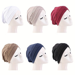Stylish Elastic Cross Turban Cap - Women's Head Wrap