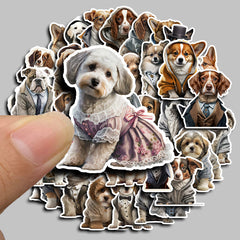 50pcs Dog Sticker Waterproof Vinyl Sticker For Water Bottle Laptops