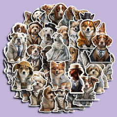 50pcs Dog Sticker Waterproof Vinyl Sticker For Water Bottle Laptops