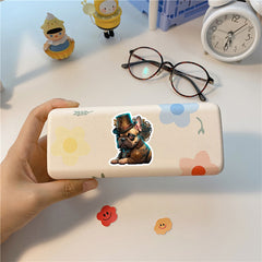 50pcs Steampunk Dog Vinyl Stickers Water Bottle Laptops Phone