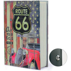 Key Locked Book Safe Box Secure Storage Creative Gift Idea