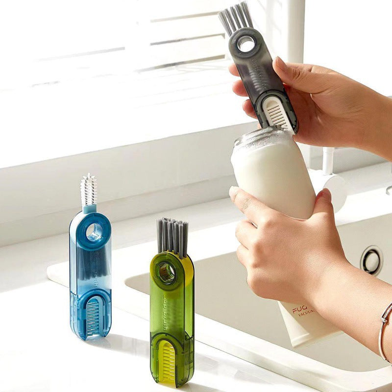 3 in 1 Multifunctional U Shape Cup Washing Brush