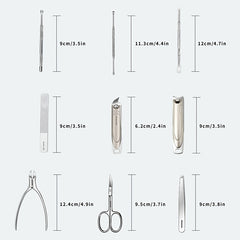 Nail Clippers Fingernail & Toenail Cutter Nail Scissors Manicure Tool Set