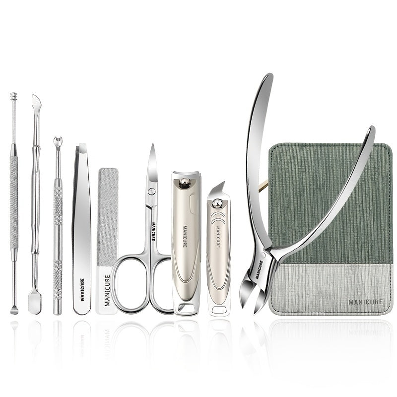 Nail Clippers Fingernail & Toenail Cutter Nail Scissors Manicure Tool Set