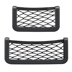 Car Storage Net Pocket Organizer Bag Universal Auto Paste Phone Holder